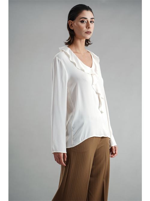 Casacca in misto seta 1 One | GG0030AVORIO